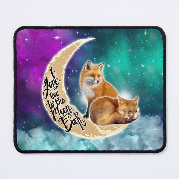 Item preview, Fox Galaxy Love You To The Moon designed and sold by LucianaShop.