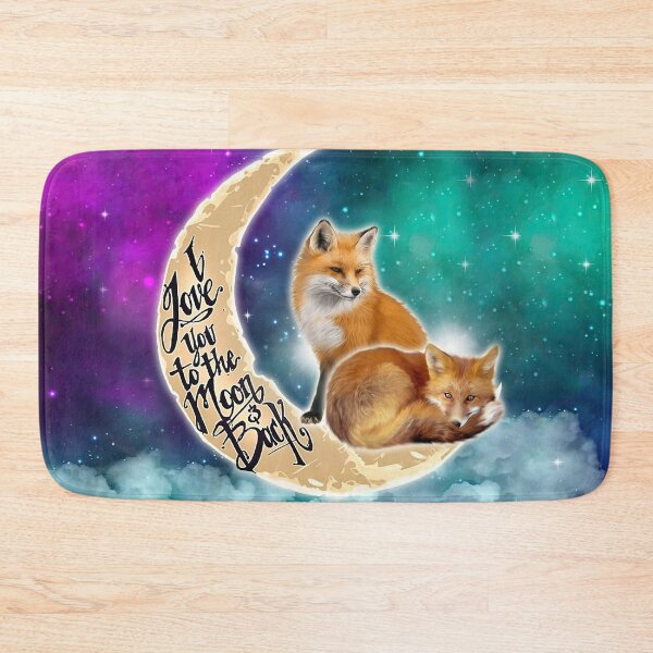 Item preview, Fox Galaxy Love You To The Moon designed and sold by LucianaShop.