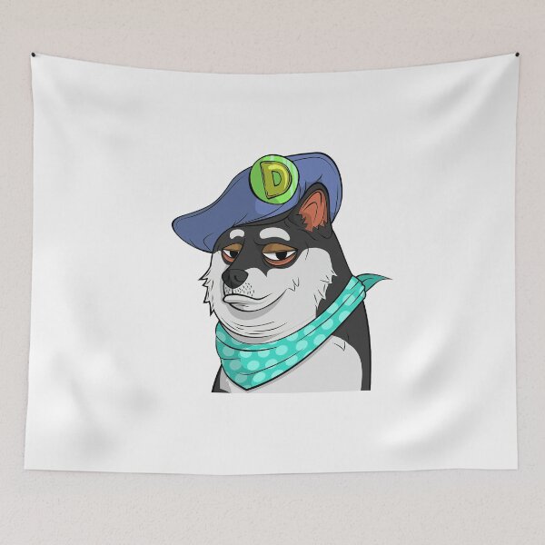 Item preview, doggy#9090 Comic Dog  Dogecoin   designed and sold by PetTotem.