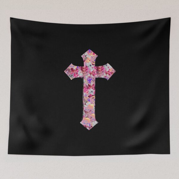 Item preview, Flower Cross designed and sold by StoicQuotes.