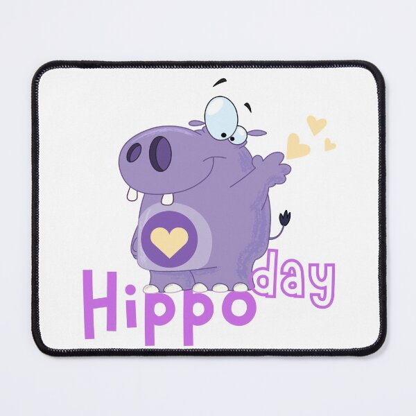 Item preview, Hippo, Hippo Day, Hippopotamus, Hippo Valentine, Funny Hippo, I Love Hippos designed and sold by Airmilly Store.