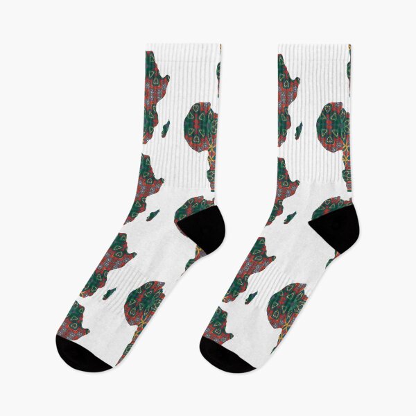 Item preview, African Continent with Ankara Print -  Colorful Patterns. designed and sold by NaniniDesigns.