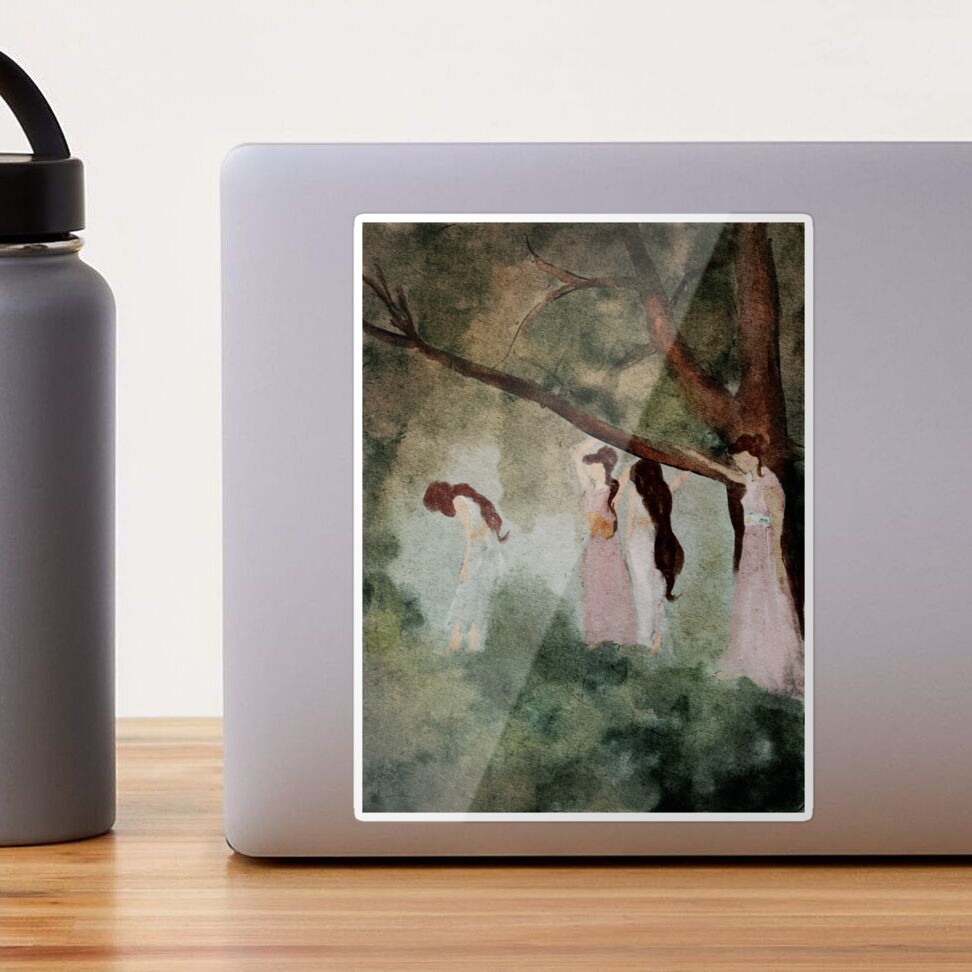 Impressionist Art Watercolor Greek Goddess | Fairy Art Sticker for Sale by  Monica Laipple | Redbubble