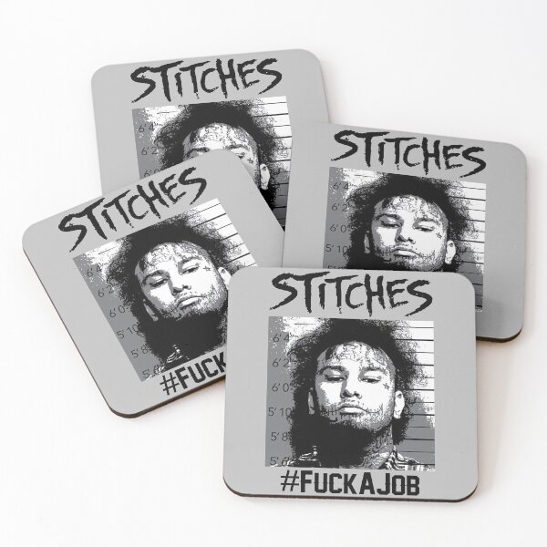 Item preview, Stitches, Rapper, Merch, Shot, Team, S, Customize, S, White designed and sold by MLQQVEB.