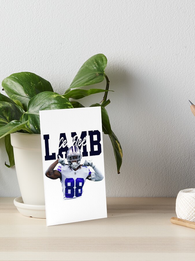 CeeDee Lamb football Paper Poster Cowboys 5 - Ceedee Lamb - Magnet