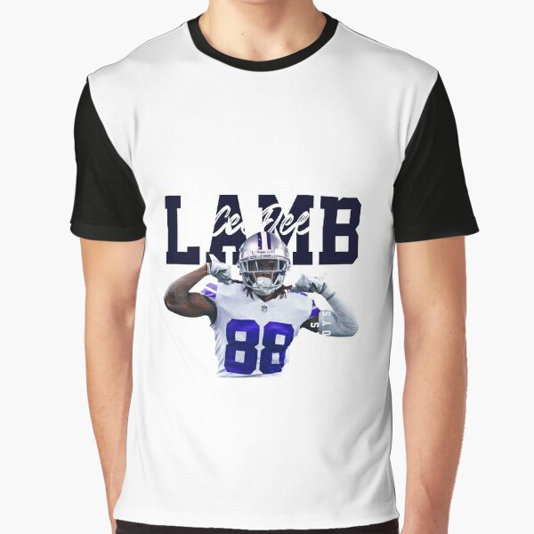 Ceedee, Lamb, Dallascowboys, Football, Players, Black, Basic, Novelty,  Graphics, Female Sticker for Sale by AQVFOII