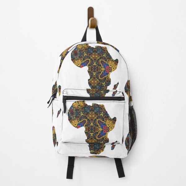 Item preview, African Continent with Ankara Print - Colorful Patterns. designed and sold by NaniniDesigns.
