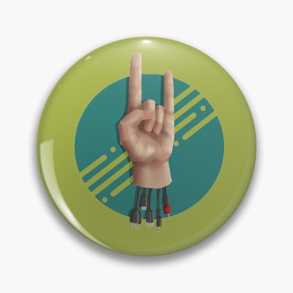 Item preview, Plugged In(striped/lime) designed and sold by Chrononimbus.