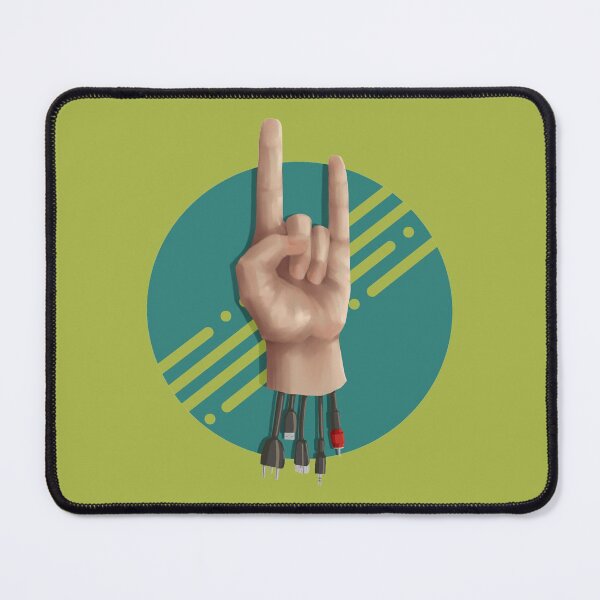Item preview, Plugged In(striped/lime) designed and sold by Chrononimbus.