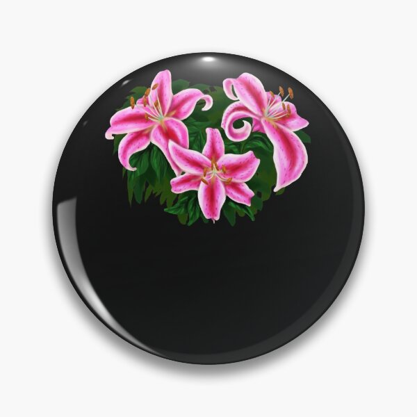 Item preview, Stargazer Lily Sticker designed and sold by RicoSchaubeck.