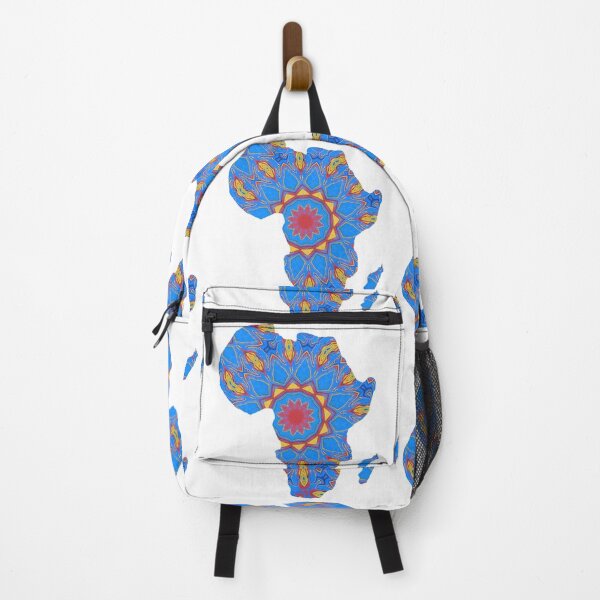 Item preview, African Continent with Ankara Print - Colorful Patterns. designed and sold by NaniniDesigns.