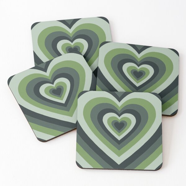 Item preview, GREEN HEART PATTERN designed and sold by Loona7.