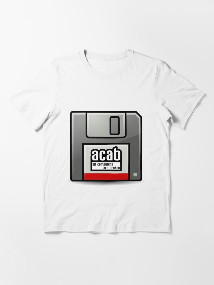 Thumbnail 2 von 7, Essential T-Shirt, ACAB - All computers are broken designt und verkauft von dynamitfrosch.