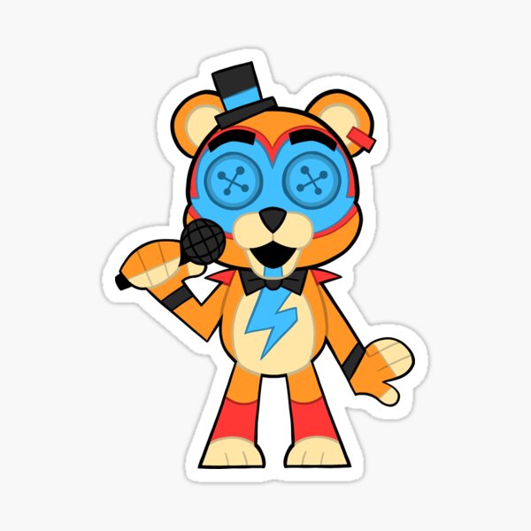 Fazbear Security -Gold Sticker for Sale by Clyde Keen