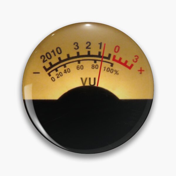 Vu Meter Audio analogico Vintage Retro' Adesivo