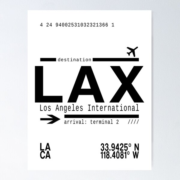 Item preview, LAX Los Angeles International Airport designed and sold by Leah Biernacki.