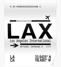 LAX Los Angeles International Airport Poster