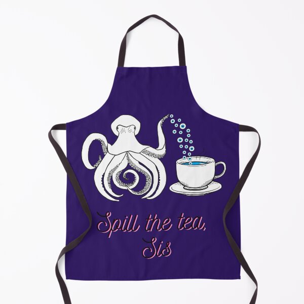 Item preview, Spill the Tea Sis, Trippy Octopus Little Teapot with eyeballs teatime designed and sold by Ciara Shortall.