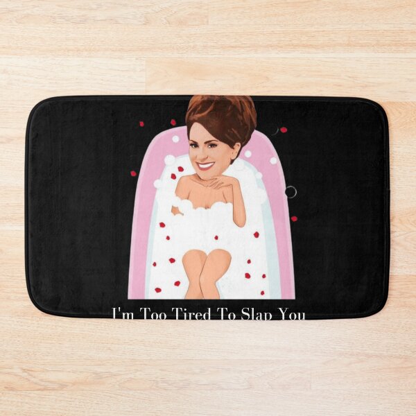 Item preview, I'm too tired to slap you. Bash your face against my palm would ya? Karen Walker designed and sold by Tassie-Tiger.