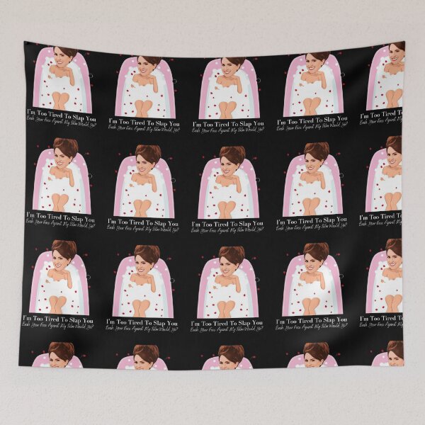 Item preview, I'm too tired to slap you. Bash your face against my palm would ya? Karen Walker designed and sold by Tassie-Tiger.