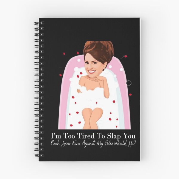 Item preview, I'm too tired to slap you. Bash your face against my palm would ya? Karen Walker designed and sold by Tassie-Tiger.