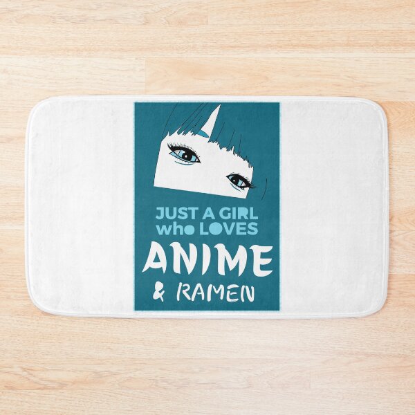 Item preview, Just A Girl Who Loves Anime And Ramen designed and sold by ViewerEqualsPhoton.