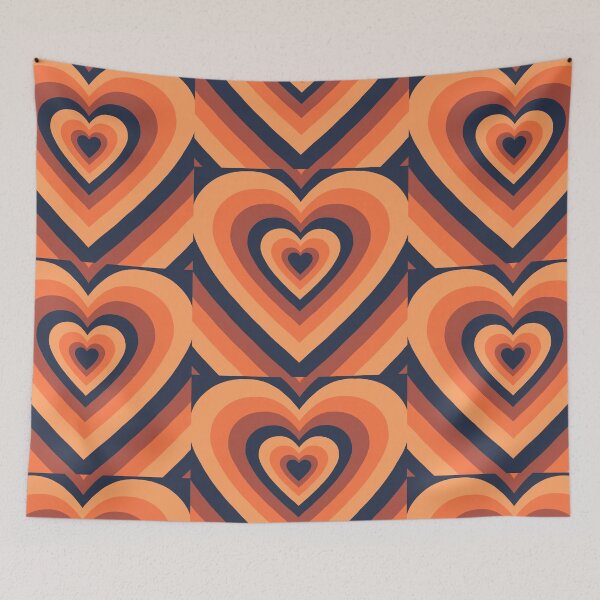 Item preview, TANGERINE HEART PATTERN designed and sold by Loona7.