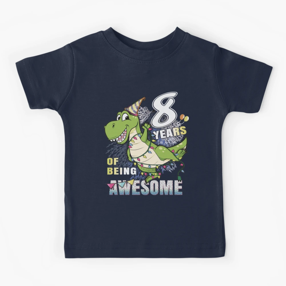 Cartoon Dinosaur Inspired Lovers Shirt - Cotton - White - Black - 8 Sizes -  ApolloBox