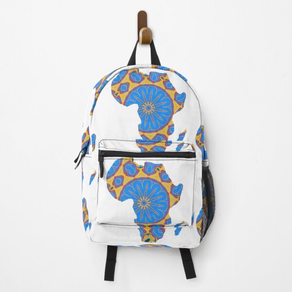 Item preview, African Continent with Ankara Print - Colorful Patterns. designed and sold by NaniniDesigns.