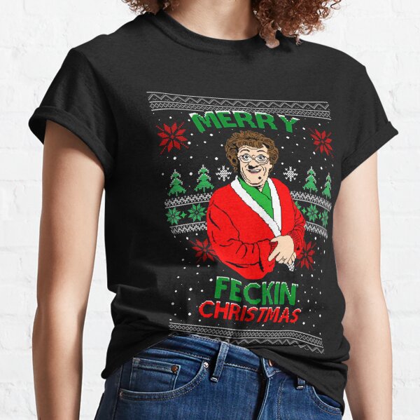 Comedy Show Ugly Christmas Pattern Classic T-Shirt
