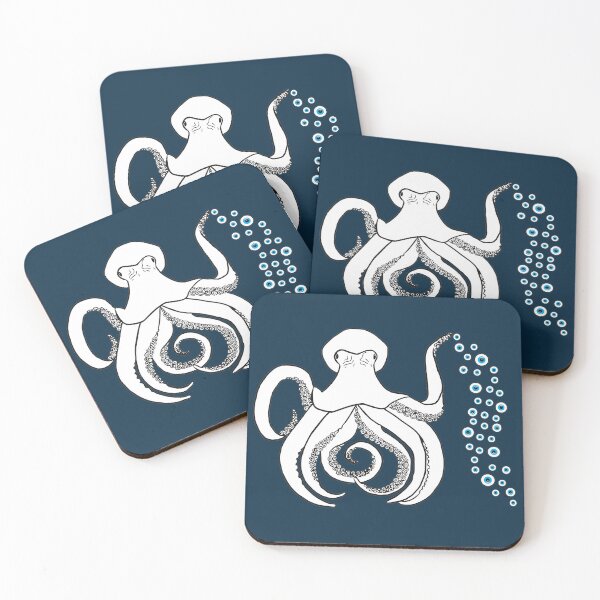Item preview, Trippy Octopus Little Teapot with Eyeball Bubbles designed and sold by Ciara Shortall.