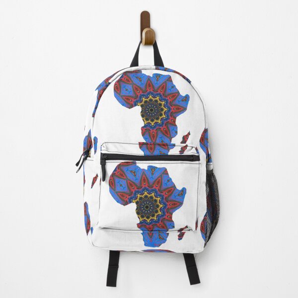 Item preview, African Continent with Ankara Print - Colorful Patterns. designed and sold by NaniniDesigns.