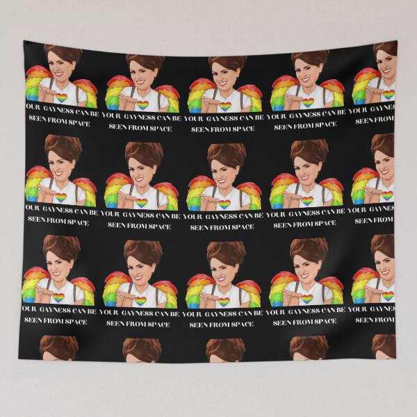 Item preview, You're gayness can be seen from space Karen Walker designed and sold by Tassie-Tiger.