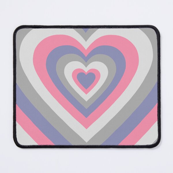 Item preview, PINK SILVER PASTEL HEART PATTERN designed and sold by Loona7.