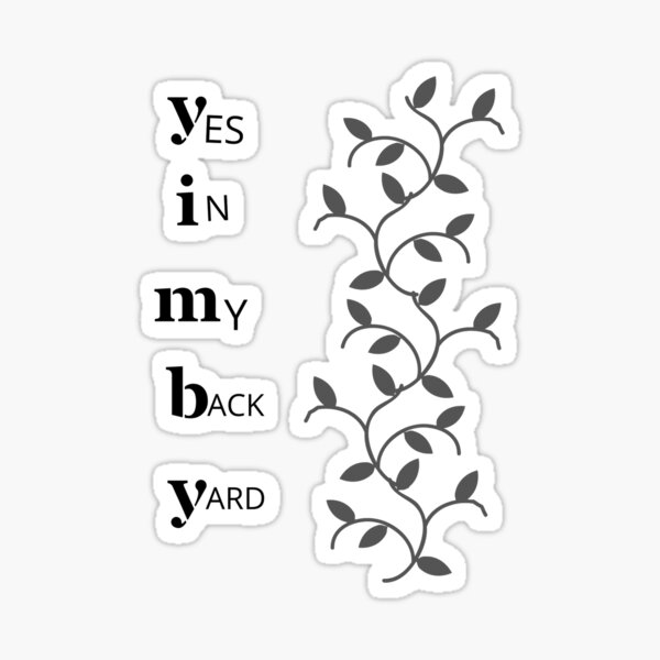 YIMBY Sticker