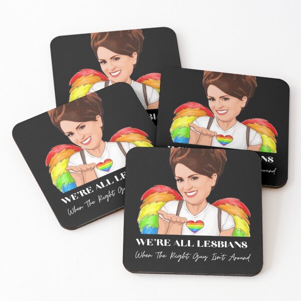 Item preview, We're all lesbians when the right guy isn't around Karen Walker designed and sold by Tassie-Tiger.