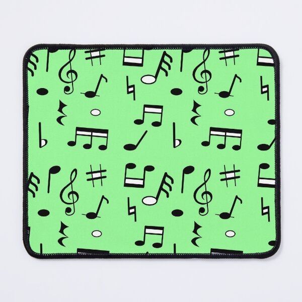 Item preview, Music Symbols Design against a Green Tint Background designed and sold by ThisNThatImages.