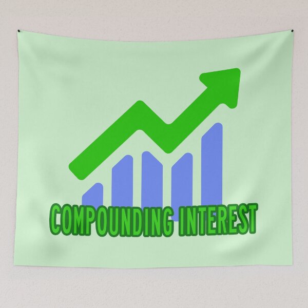 Item preview, Compounding Interest Graph designed and sold by voltzandvoices.