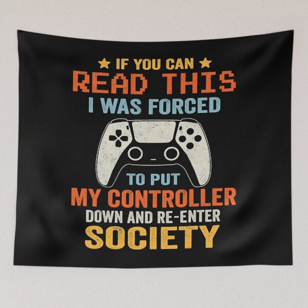 Item preview, I Was Forced To Put My Controller Down Funny Gaming  designed and sold by RenCustomCrews.
