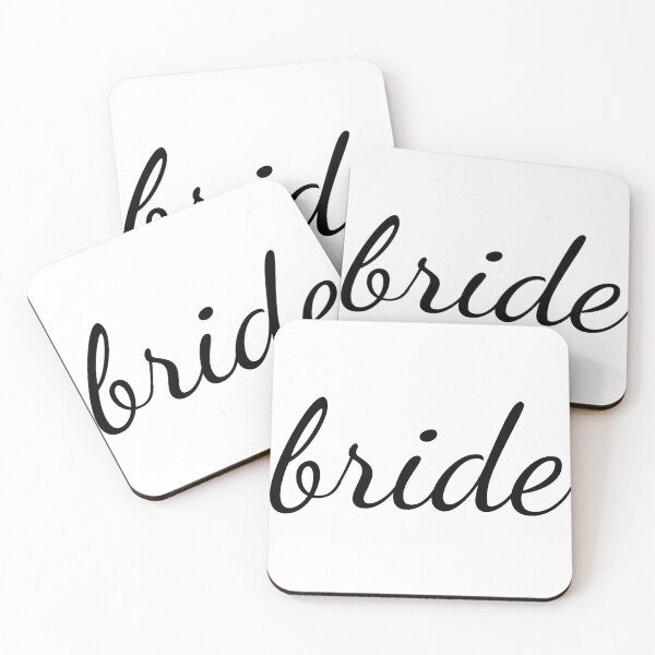 Item preview, Bride Black Cursive designed and sold by opptop.