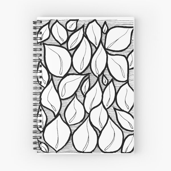 Item preview, Leaf pattern outline designed and sold by graphiteme.