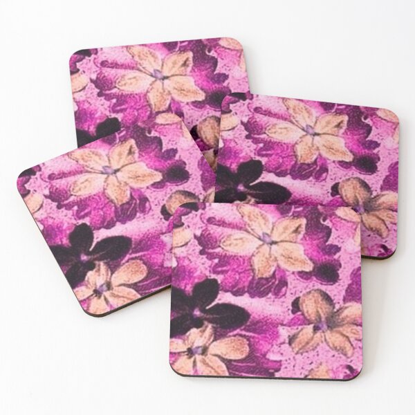 Item preview, Vintage Floral Pink Beige Purple  designed and sold by SaraValor.