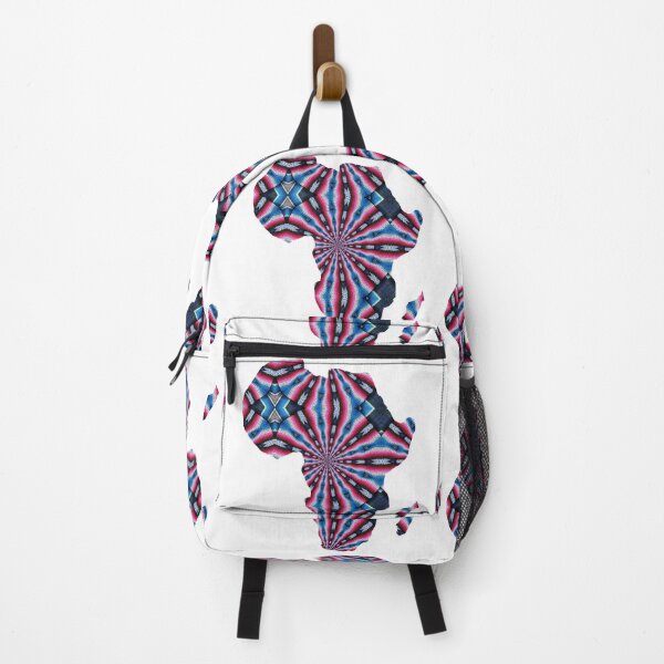 Item preview, African Continent with Ankara Print -  Colorful Patterns. designed and sold by NaniniDesigns.