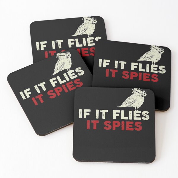 Item preview, If It Flies It Spies Conspiracy Theory Birds Are Not Real designed and sold by RenCustomCrews.