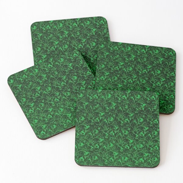 Item preview, Vintage Flowers Emerald Green designed and sold by SaraValor.