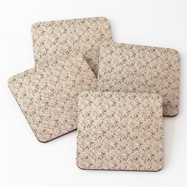 Item preview, Vintage Floral Coffee Brown designed and sold by SaraValor.