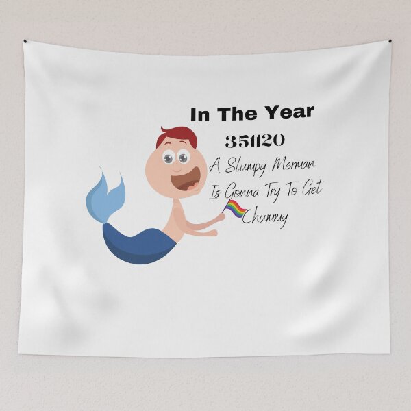 Item preview, In the year 351120 A slumpy merman is gonna try to get chummy designed and sold by Tassie-Tiger.