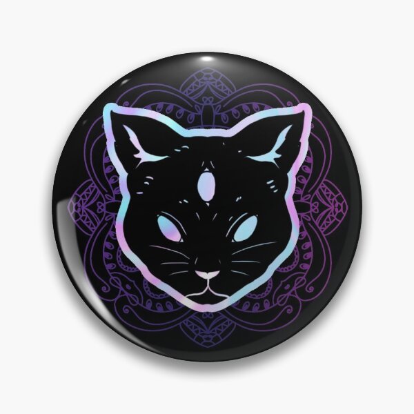 Item preview, All Seeing Feline - Purple designed and sold by Opal-Tea.