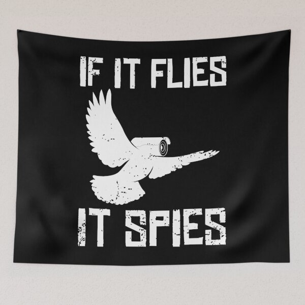 Item preview, If It Flies It Spies Conspiracy Theory Birds Aren’t Real  designed and sold by RenCustomCrews.