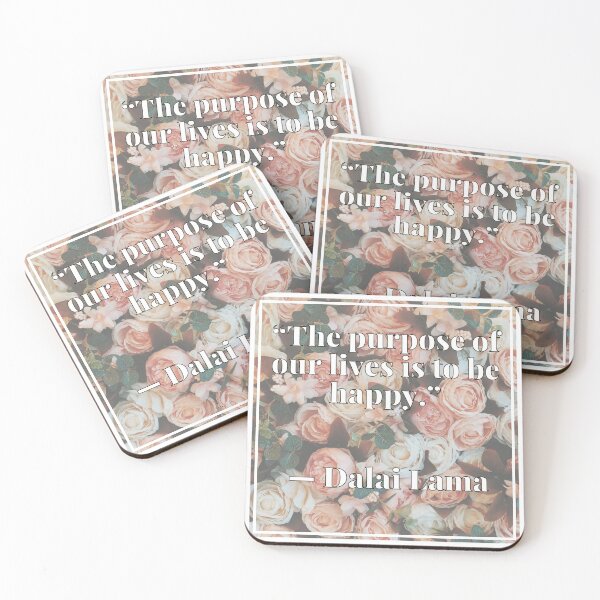 Item preview, “The purpose of our lives is to be happy.” — Dalai Lama designed and sold by Pratyush1111.